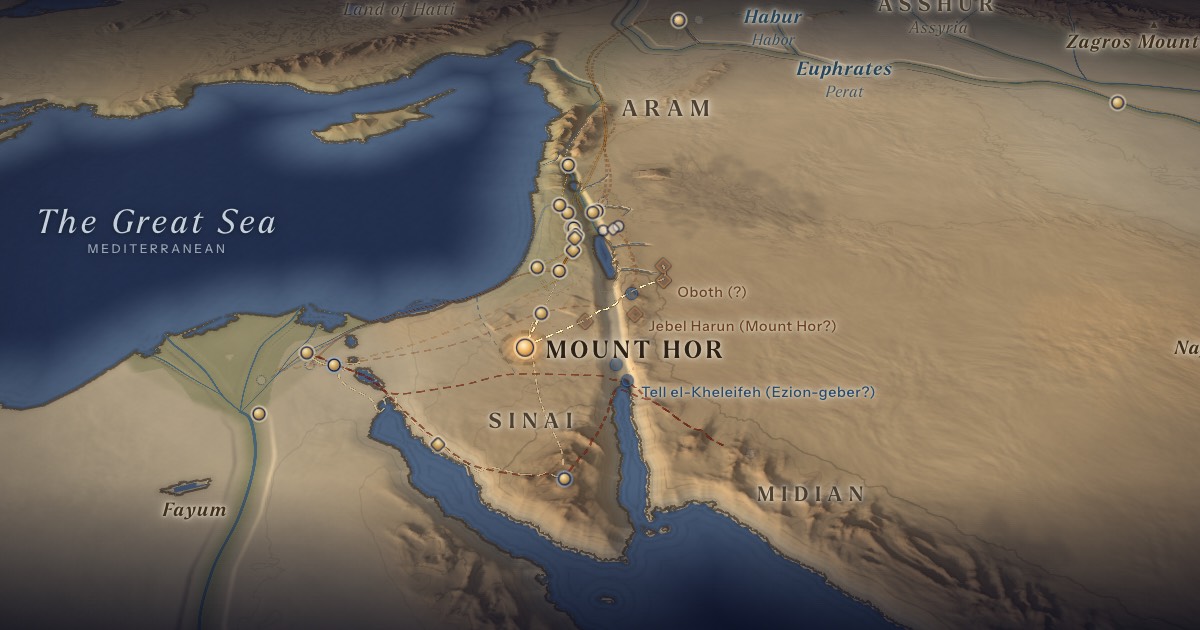 Around Edom on the 3D map of the Torah Atlas