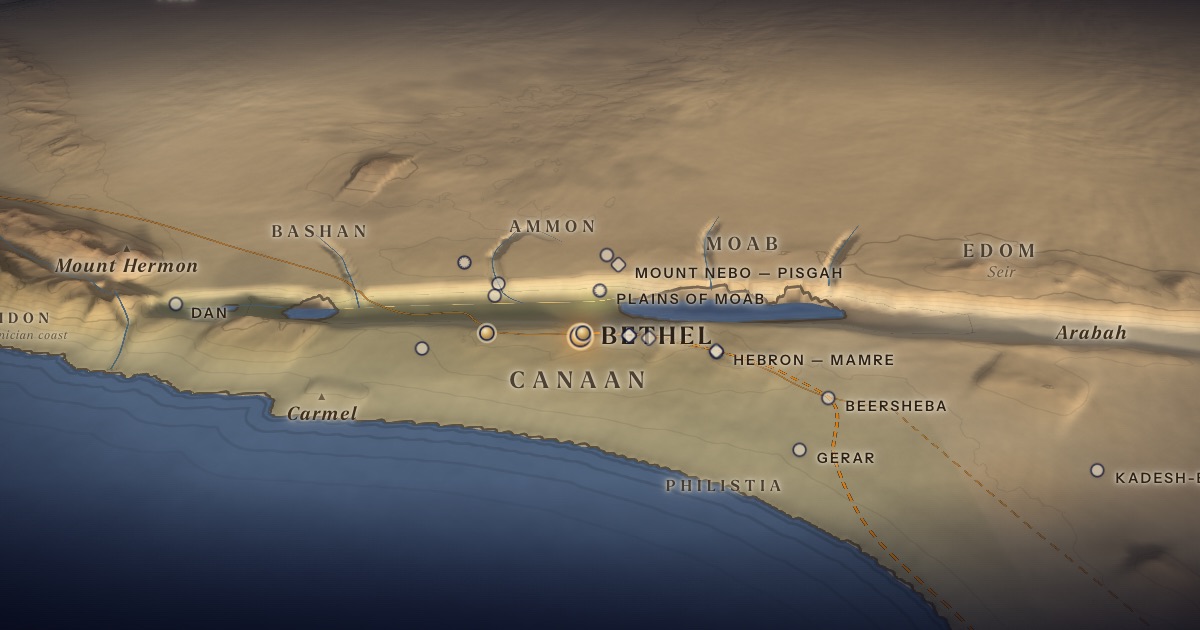 The Parting of the Ways on the 3D map of the Torah Atlas